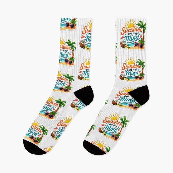 Artikelvorschau, Strandfeeling-Sommersticker | Flip-Flops mit Meereswellen-Motiv im tropischen Stil entworfen und verkauft von Ishratparween11.