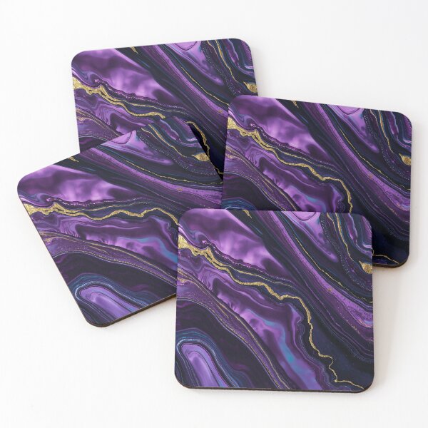 Item preview, Royal Purple Amethyst with Gold Veins designed and sold by Quotable Gear.