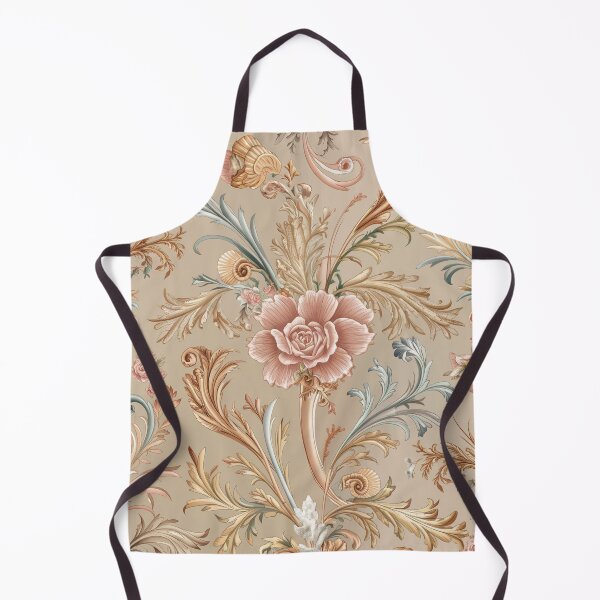 Item preview, Pastel Rococo Floral Scroll Pattern – French Luxury Seamless Design designed and sold by Tamas Das.