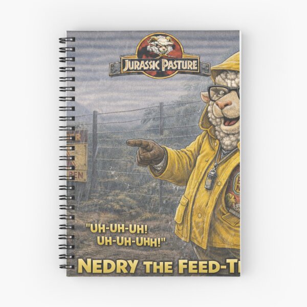 Item preview, Nedry the Feed-Thief - Jurassic Pasture Snack Smuggler designed and sold by Thpoar.
