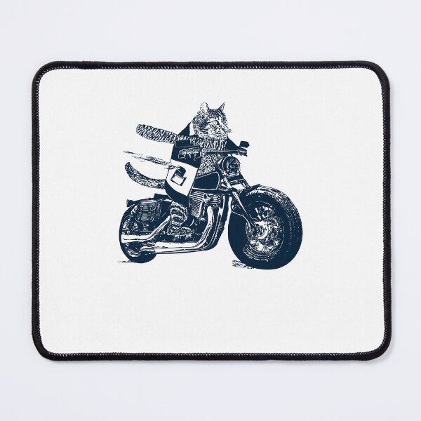Item preview, Cat Riding Motorcycle Funny Badass Cat Lover designed and sold by b3ida-zl.