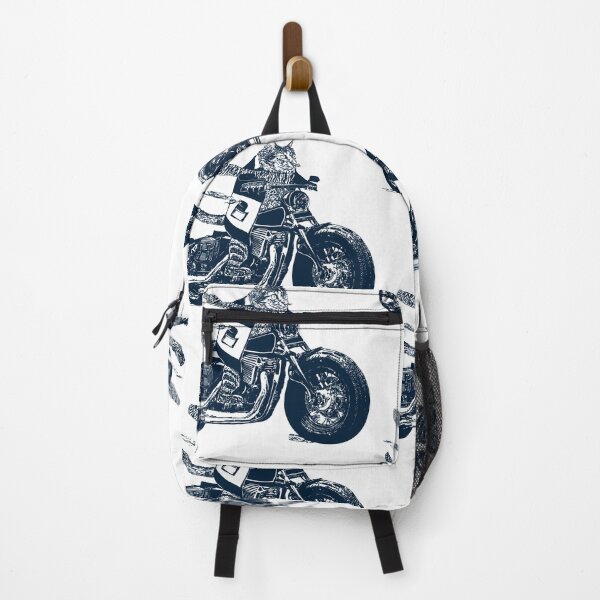 Item preview, Cat Riding Motorcycle Funny Badass Cat Lover designed and sold by b3ida-zl.