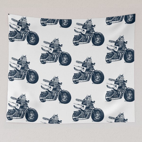 Item preview, Cat Riding Motorcycle Funny Badass Cat Lover designed and sold by b3ida-zl.