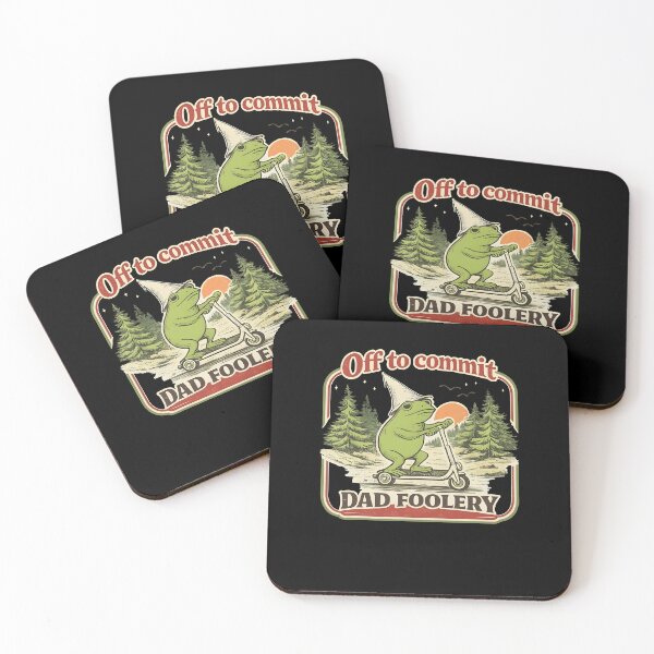 Item preview, Off To Commit Dad Foolery Funny Frog Father Day Dad Gift designed and sold by b3ida-zl.