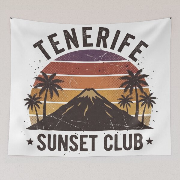 Item preview, Tenerife Sunset Club – Golden Hour Island Vibes & Coastal Dream Escape designed and sold by ArtsyExplorer.