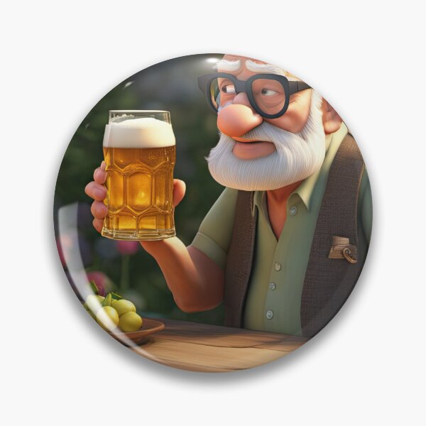 Item preview, Old Man taking time out for a beer designed and sold by Colin Bentham.