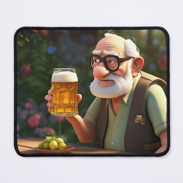Item preview, Old Man taking time out for a beer designed and sold by Colin Bentham.