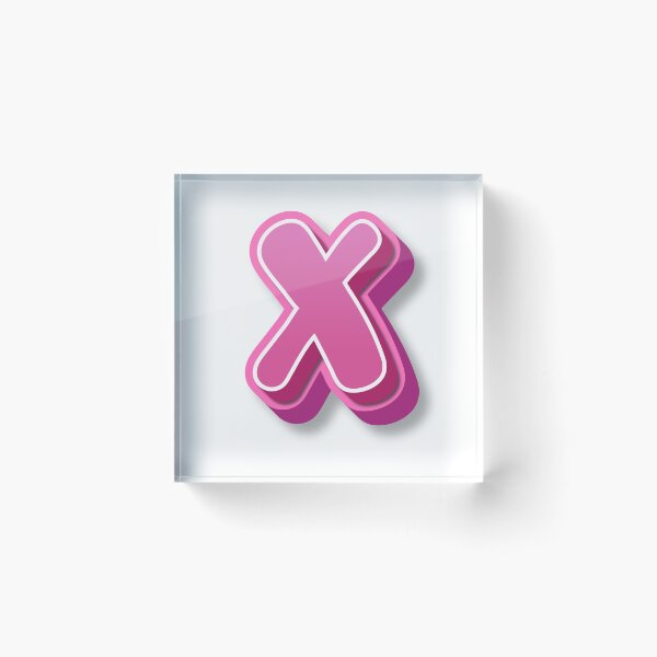 Item preview, pink X designed and sold by PeterPunkt.