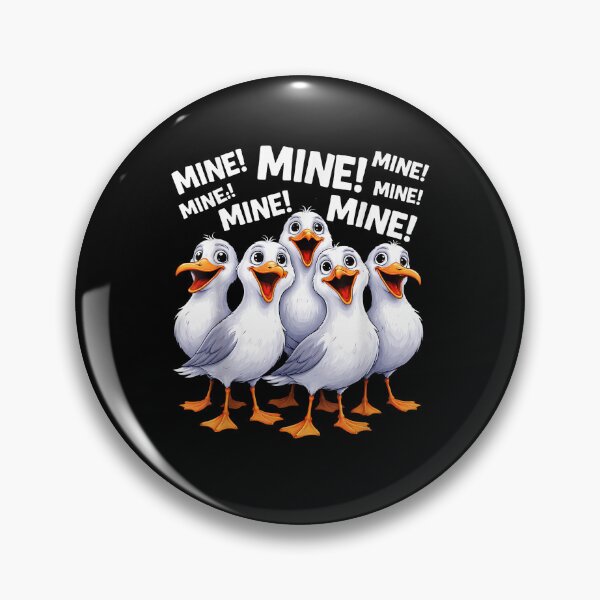 Item preview, Mine Seagull Funny Beach Ocean Life Graphic designed and sold by b3ida-zl.