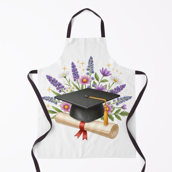 Item preview, Graduation Cap Wildflowers designed and sold by pumsquare.