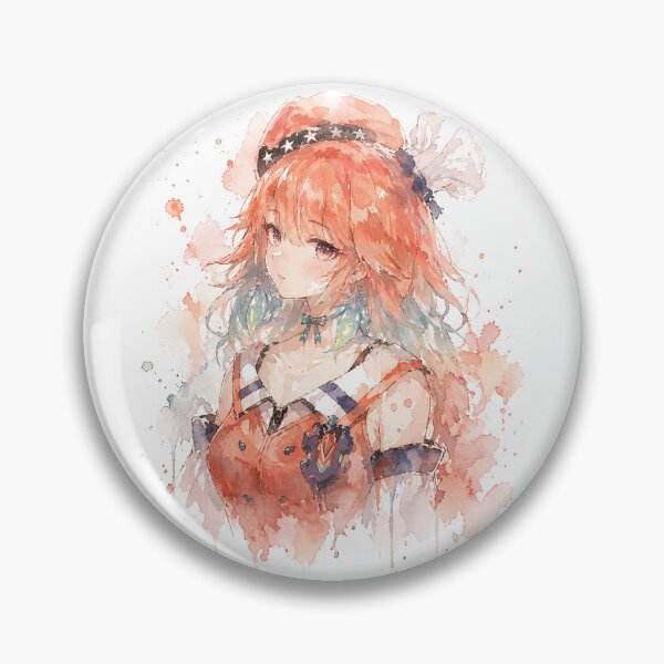 Item preview, Takanashi Kiara Watercolor Portrait designed and sold by ChromiraStudios.