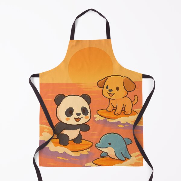 Item preview, Sunset Surf Buddies – Panda & Puppy designed and sold by mbmstores.