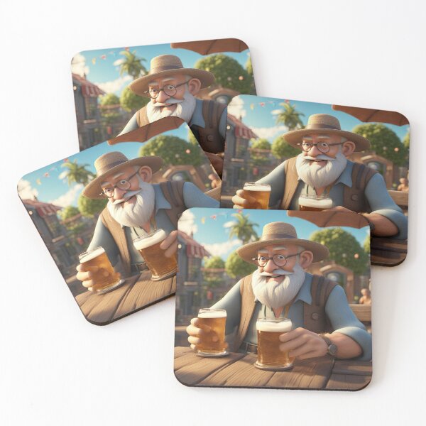 Item preview, Old Man taking time out for a beer designed and sold by Colin Bentham.