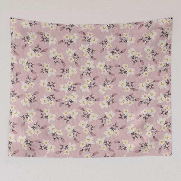 Item preview, Blush Wildflower Meadow Pattern (Part of the Blush Meadow Collection) designed and sold by sudha-studio.