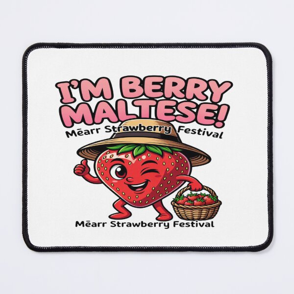 Item preview, I’m Berry Maltese T-Shirt | Malta Strawberry Festival Cute Strawberry Design designed and sold by Sushikidsntod.
