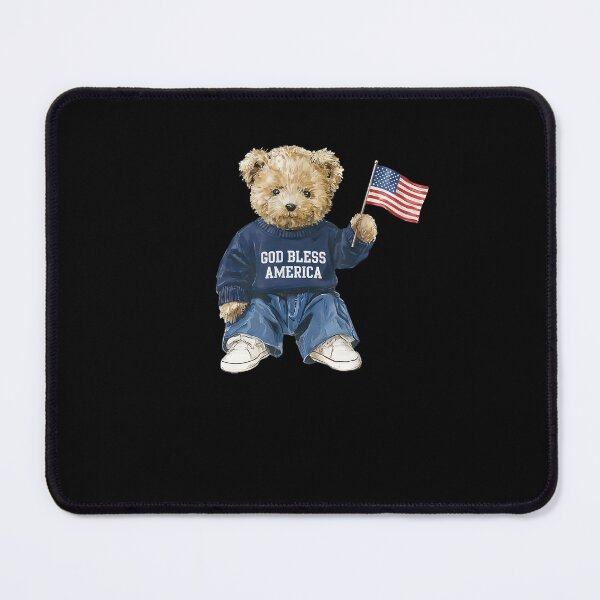 Item preview, God Bless America Teddy Bear Proud American USA Flag  designed and sold by b3ida-zl.