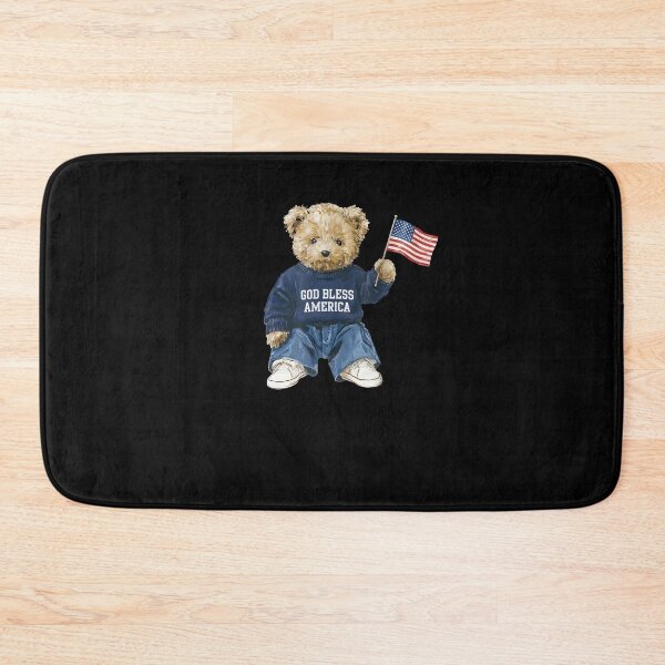 Item preview, God Bless America Teddy Bear Proud American USA Flag  designed and sold by b3ida-zl.
