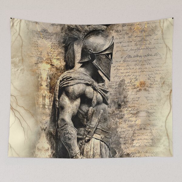 Item preview, SPARTAN ACHILLES:GREEK WARRIOR designed and sold by johnnyssandart.