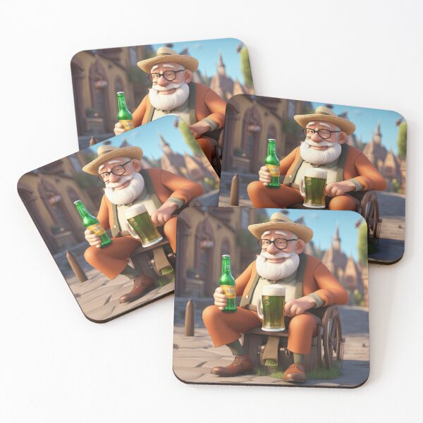 Item preview, Old Man taking time out for a beer designed and sold by Colin Bentham.