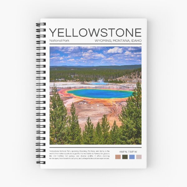 Item preview, Yellowstone National Park - Wyoming, Montana, and Idaho designed and sold by StudioRedKoala.