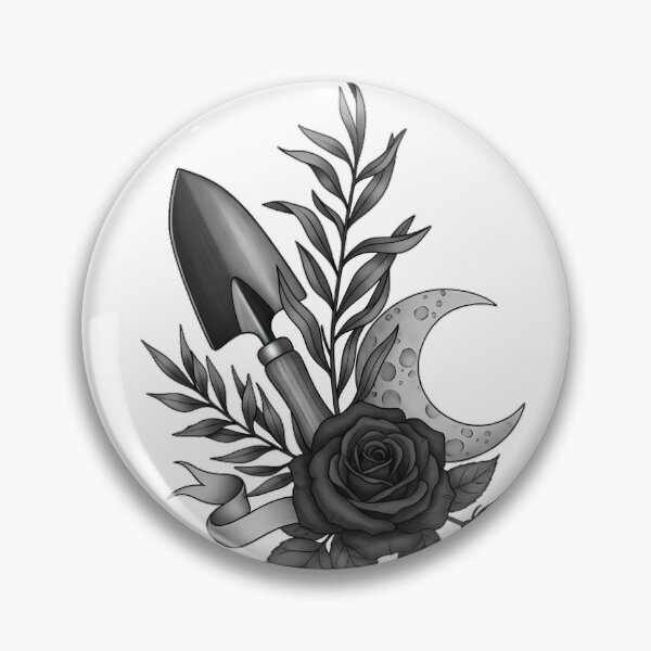 Item preview, Garden Witch Trowel Rose designed and sold by IllumeInk.