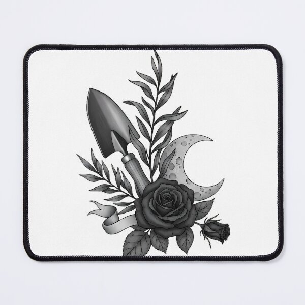 Item preview, Garden Witch Trowel Rose designed and sold by IllumeInk.