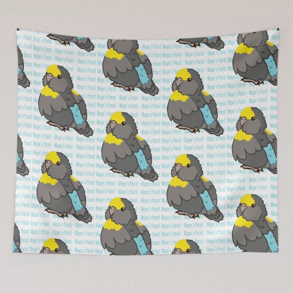 Item preview, Cute Meyer’s Parrot with text designed and sold by causebirbs.