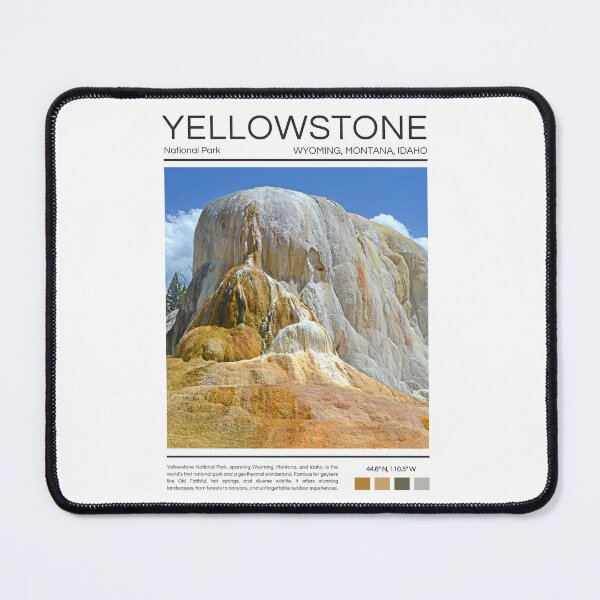 Item preview, Yellowstone National Park - Wyoming, Montana, and Idaho designed and sold by StudioRedKoala.