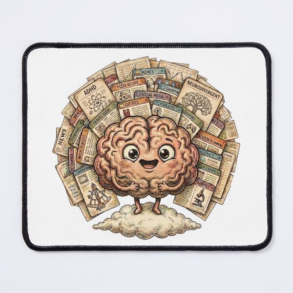 Item preview, My Brain Has 47 Tabs Open designed and sold by Joruproyect.