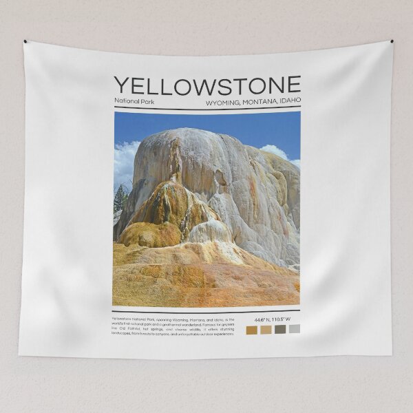 Item preview, Yellowstone National Park - Wyoming, Montana, and Idaho designed and sold by StudioRedKoala.