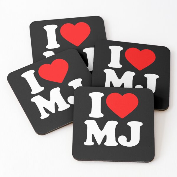 Item preview, I Love MJ I Heart MJ Fan designed and sold by phoebelevine.