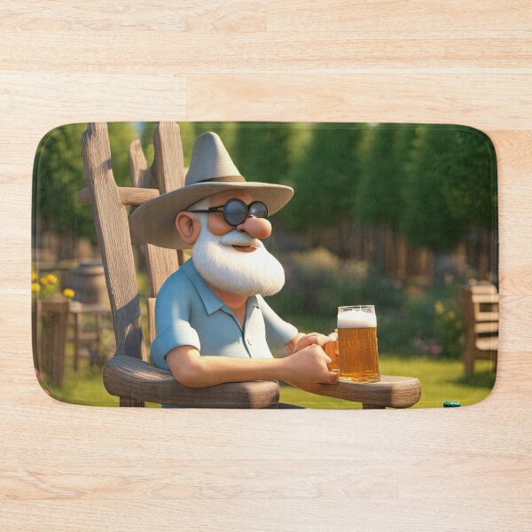 Item preview, Old Man taking time out for a beer designed and sold by Colin Bentham.