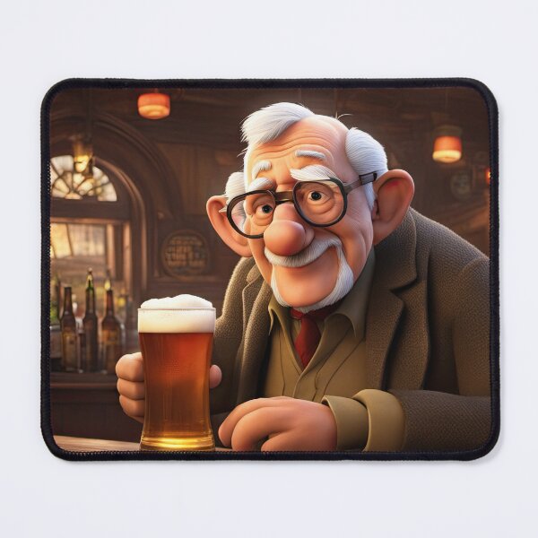 Item preview, Old Man taking time out for a beer designed and sold by Colin Bentham.