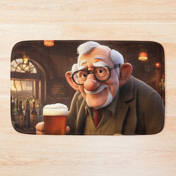 Item preview, Old Man taking time out for a beer designed and sold by Colin Bentham.