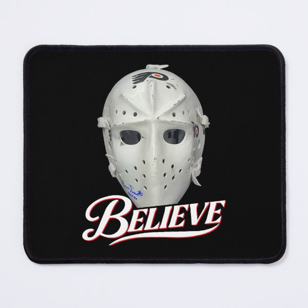 Artikelvorschau, Bernie Parent Eishockeymaske Torwarthelm Grafik entworfen und verkauft von phoebelevine.