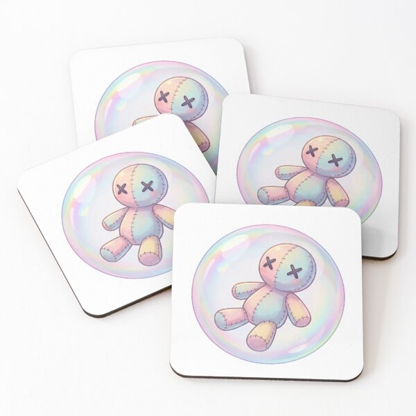 Item preview, Small voodoo doll in a soap bubble designed and sold by shirt-planet.