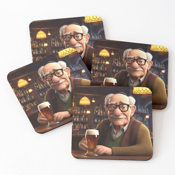 Item preview, Old Man taking time out for a beer designed and sold by Colin Bentham.