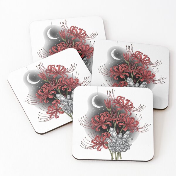 Item preview, Spider Lily Crystal Moon designed and sold by IllumeInk.