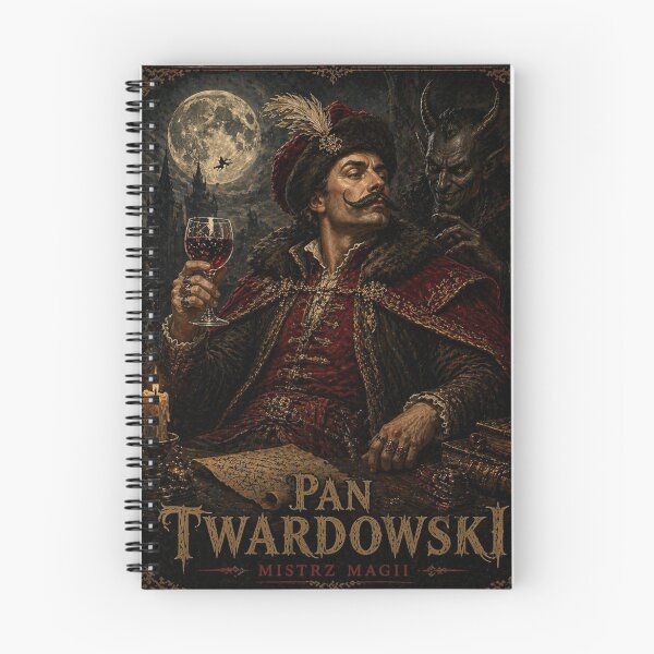 Item preview, Pan Twardowski Dark Fantasy Poster – Polish Legend Art, Slavic Mythology Design, Master of Magic Vintage Style designed and sold by MaximusFilth.