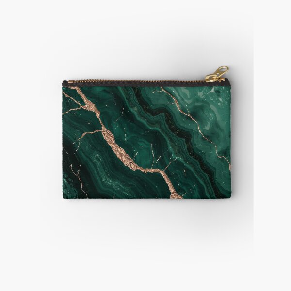 Item preview, Emerald Malachite with Rose Gold Veins designed and sold by Quotable Gear.