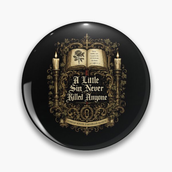 Item preview, Sin Never Killed Anyone Dark Academia designed and sold by merikthesecond.
