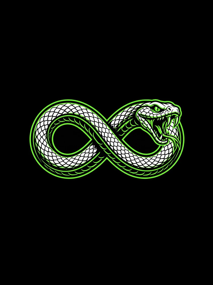 Thumbnail 4 of 4, iPhone Case, Snake Forming Infinity Loop designed and sold by Stickersdevelop.