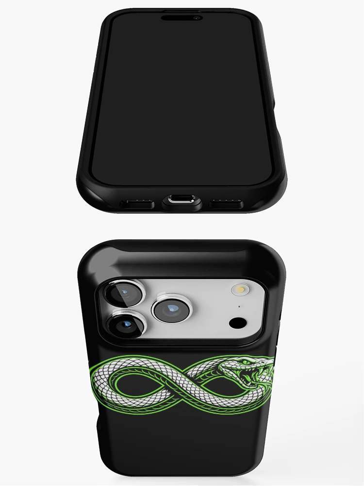Thumbnail 3 of 4, iPhone Case, Snake Forming Infinity Loop designed and sold by Stickersdevelop.