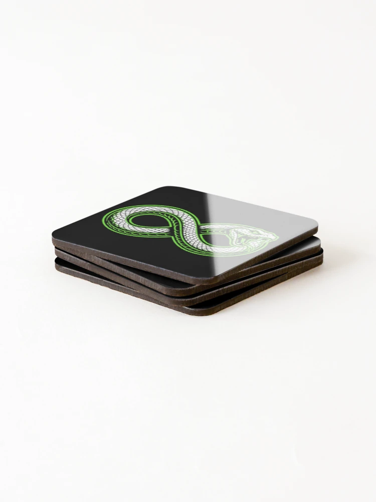 Thumbnail 4 of 5, Coasters (Set of 4), Snake Forming Infinity Loop designed and sold by Stickersdevelop.