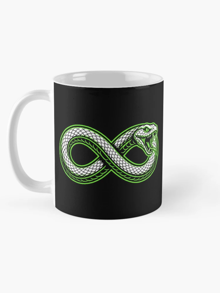 Thumbnail 5 of 6, Coffee Mug, Snake Forming Infinity Loop designed and sold by Stickersdevelop.