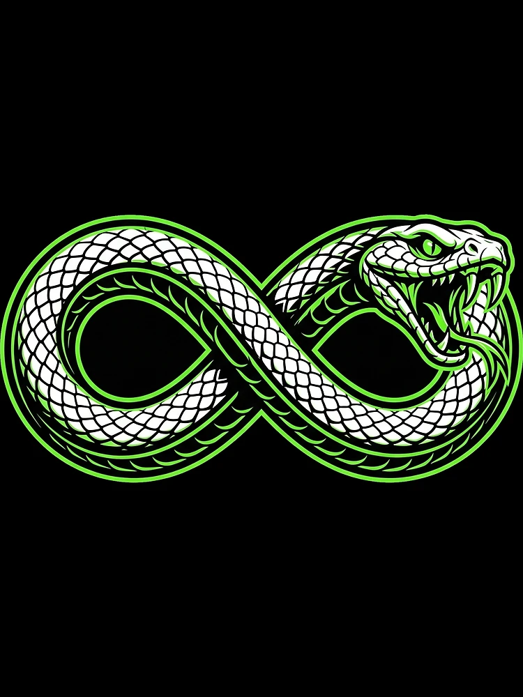 Thumbnail 3 of 3, Scarf, Snake Forming Infinity Loop designed and sold by Stickersdevelop.