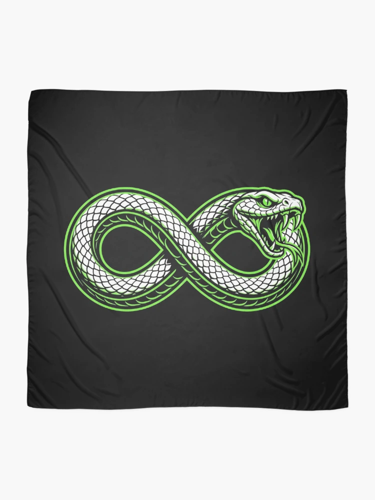 Thumbnail 2 of 3, Scarf, Snake Forming Infinity Loop designed and sold by Stickersdevelop.