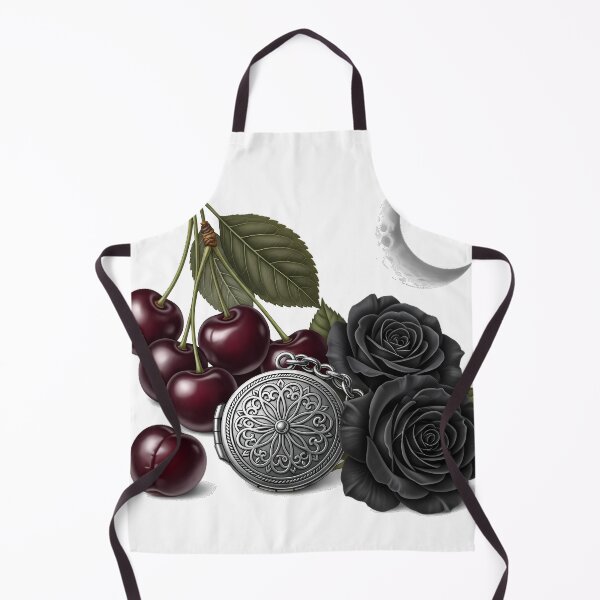 Item preview, Cherry Locket Moon Bloom designed and sold by IllumeInk.