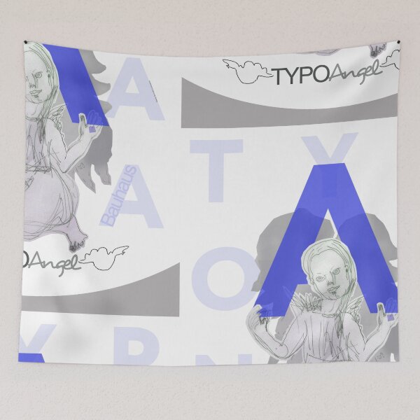 Item preview, Bauhaus Typo Angel (Typomania - Typography) design by ACCI designed and sold by VanyssaGraphics.