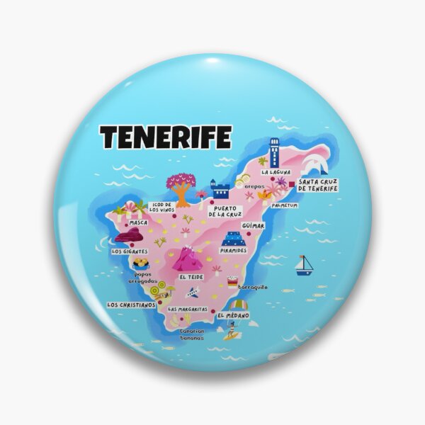 Item preview, Tenerife Minimal Travel Typography T-Shirt – Island Vibes Design designed and sold by MedCanvas.